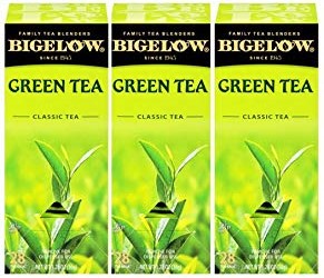 Bigelow Green Tea 28-Count Boxes (Pack of 6) Premium Bagged Green Tea Bright Antioxidant-Rich